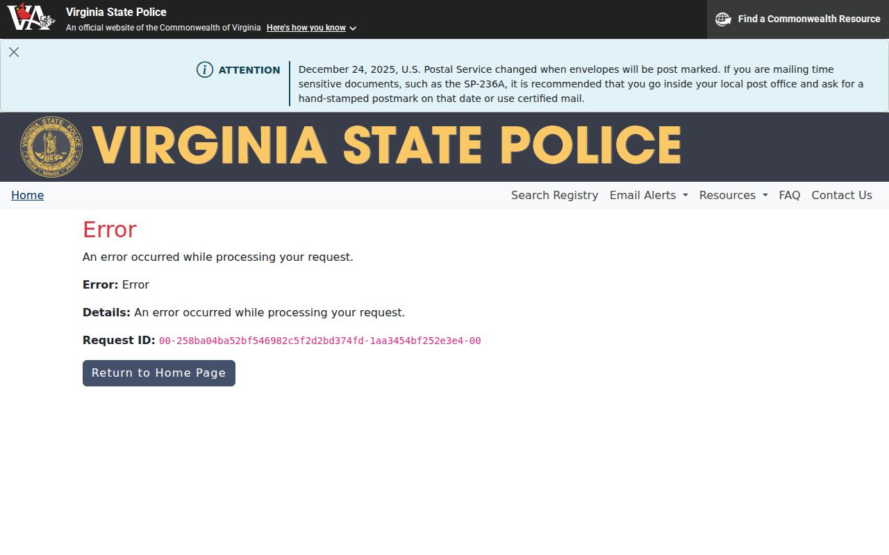 Nelson County sex offender registry profile field layout